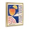 Stupell Industries Retro Aperol Spritz Floater Framed Canvas Wall Art Design by Janelle Penner